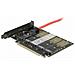 Pci Express X16 Card To 5 X Internal M. 2 Key B / Sata - Speicher-controller - M. 2 - M. 2 Card Low-profile - 6 Gbit / s - Pcie 3.0 X16 (90435)  - Foto miniatura 3