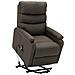 Poltrona Alzapersona Reclinabile Grigio Talpa in Tessuto - Foto miniatura 1