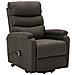 Poltrona Alzapersona Reclinabile Grigio Talpa in Tessuto - Foto miniatura 3