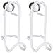 Single Classic Plus - Appendiabiti Da Bagno, Bianco, 2 Pezzi, - Foto miniatura 1