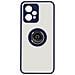 Cover Realme 9 4g / 9 Pro Plus Bimateria Anello Metallico Supporto Blu - Foto miniatura 1