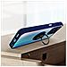Cover Realme 9 4g / 9 Pro Plus Bimateria Anello Metallico Supporto Blu - Foto miniatura 5