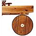 Set Lettino Prendisole Con Tavolo 2 Pz Legno Di Massello Acacia - Foto miniatura 6