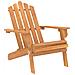 Sedie Da Giardino Adirondack 2pz In Legno Massello Di Acacia - Foto miniatura 3