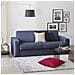 Divano Letto Aleida, Divano A 2 Posti, 100% Made In Italy, Sofà Soggiorno Con Apertura Girevole, In Tessuto Imbottito, Con Braccioli Standard, Cm 180x95h90, Blu - Foto miniatura 1