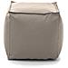 Pouf Annalaura, Pouf Multifunzione, 100% Made In Italy, Poltroncina Relax In Tessuto Imbottito, Cm 45x45h45, Beige - Foto miniatura 2