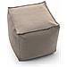 Pouf Annalaura, Pouf Multifunzione, 100% Made In Italy, Poltroncina Relax In Tessuto Imbottito, Cm 45x45h45, Beige - Foto miniatura 4