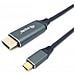133417 Cavo E Adattatore Video 3 M Usb Tipo-c Hdmi Tipo A (standard) Grigio, Nero - Foto miniatura 1