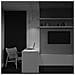 Lampadario A Sospensione Moderno Nevill Metallo Bianco 1 Luce Gu10 40w - Foto miniatura 2