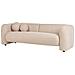 Divano 3 Posti Leiren Bouclé Beige - Foto miniatura 5