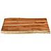 Piano Tavolo 90x60x2,5 Cm Rettangolare Legno Acacia Bordi Vivi - Foto miniatura 3