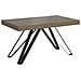 Tavolo allungabile 90x160/264 cm Terium tortora gambe antracite - Foto miniatura 1
