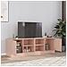 Mobili Tv 2 Pz Rosso 67x39x44 Cm In Acciaio - Foto miniatura 1
