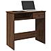 Scrivania Rovere Marrone 80x40x75 Cm In Legno Multistrato - Foto miniatura 1