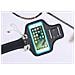 Fascia Da Braccio Sportiva Per La Corsa (grande: Si Adatta Fino A 7 Pollici) Black+blue - Foto miniatura 4