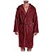 Accappatoio Con Cappuccio Sirena In Cotone - Tinta Unita, 450 Gr /mq Colore Bordeaux Misura S - Foto miniatura 3