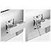 6-MONITOR-ARM-A Supporti a parete per TV 81,3 cm (32") Scrivania Bianco - Foto miniatura 10