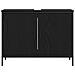Mobile lavabo da bagno  Nero Rovere 80x30x60 cm Legno ingegnerizzato - Foto miniatura 6