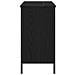 Mobile lavabo da bagno  Nero Rovere 80x30x60 cm Legno ingegnerizzato - Foto miniatura 7