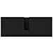 Mobile lavabo da bagno  Nero Rovere 80x30x60 cm Legno ingegnerizzato - Foto miniatura 9