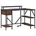 Scrivania Rovere marrone 120 x 79 x 86.5 cm Legno multistrato - Foto miniatura 1