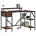 Scrivania Rovere marrone 120 x 79 x 86.5 cm Legno multistrato - Foto miniatura 3