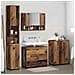 Set di mobili per il bagno 4 pcs Legno vecchio 30 x 35 x 192 cm - Foto miniatura 4