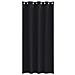 Tende con tende 2 pcs Nero Poliestere - Foto miniatura 4