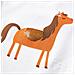Maglietta per Bambini a Maniche Lunghe Pony Ecrù 104 - Foto miniatura 4