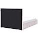 Letto Contenitore Ciniglia Quiberon 140 X 200 Cm Beige - Foto miniatura 6