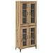 Credenza Rovere artigianale 69,5 x 34 x 180 cm - Foto miniatura 1