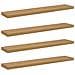 Scaffale da parete 4 pcs Marrone 120 x 23,5 x 4 cm - Foto miniatura 1