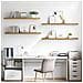 Scaffale da parete 4 pcs Marrone 120 x 23,5 x 4 cm - Foto miniatura 4