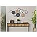 Decorazione In Metallo 3d Cerchi 21-marrone-metallo-106,5x4,5x52 Cm - Foto miniatura 5