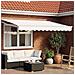 Tenda retrattile Bianco 3,5 x 2 m 100% Poliestere e Alluminio - Foto miniatura 2