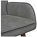 Sofa a Due Posti Grigio scuro 115 x 61 x 87 cm Velluto - Foto miniatura 7