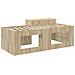 Letto alto per bambini con scrivania Rovere Sonoma - Foto miniatura 5
