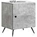 Armadio da Notte 2 pcs Grigio Cemento 43 x 34,5 x 50 cm - Foto miniatura 2