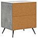 Armadio da Notte 2 pcs Grigio Cemento 43 x 34,5 x 50 cm - Foto miniatura 7