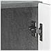 Armadio da Notte 2 pcs Grigio Cemento 43 x 34,5 x 50 cm - Foto miniatura 9