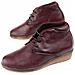Stivaletto Con Zeppa Akila Bordeaux Bordeaux Pelle Naturale - Foto miniatura 1
