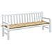 Cuscino per Panca da Giardino Beige Mélange 200x50x7 cm Tessuto - Foto miniatura 2