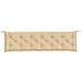 Cuscino per Panca da Giardino Beige Mélange 200x50x7 cm Tessuto - Foto miniatura 4