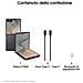 Galaxy Z Flip8 5G 512GB 12GB Ram Main Display 6.9" Amoled 2X 12Hz Sec. Display 4.1" Super Amoled Main Camera 50+12MP Selfie 10MP DaulSim (1nanoSim+eSim) Android Exynos 2600 4300mAh Graphite - Foto miniatura 4