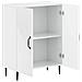 Mobiletto da Bagno HAARLEM Bianco Lucido 59,5 x 31 x 80 cm - Foto miniatura 3