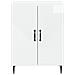 Mobiletto da Bagno HAARLEM Bianco Lucido 59,5 x 31 x 80 cm - Foto miniatura 4