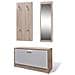 Scarpiera in Legno Set 3 in 1 Rovere e Bianco - Foto miniatura 1