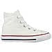 All Star Scarpe Sportive Bambino Bianche Tela Lacci 7j253c numero 21 - Foto miniatura 5