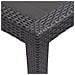 Tavolo Da Giardino Marrone 79x79x72 Cm In Plastica Stile Rattan - Foto miniatura 4