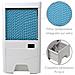 Mini Raffrescatore da Tavolo Condizionatore Umidificatore Evaporativo VERI50 2 Velocità di Ventilazione Capacità 1.3 Litri - Bianco / Nero - Foto miniatura 3